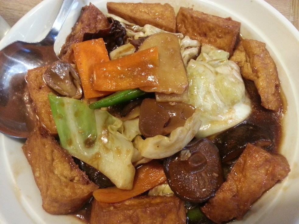 Tofu with sauce (something I cant cook)