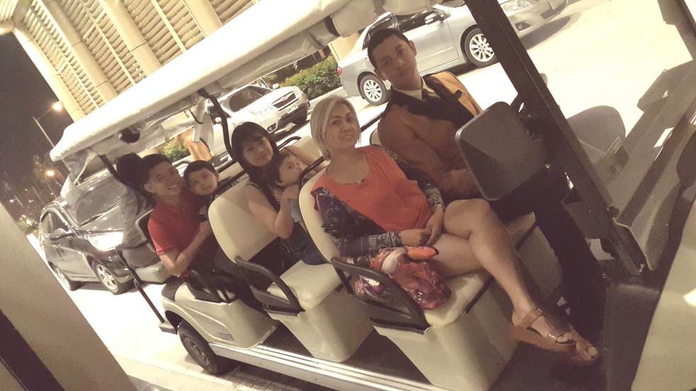 Buggy Cart to Crown Towers Manila